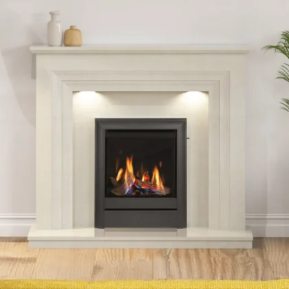 The G-FX 16 inset Glass Fronted Gas Fire